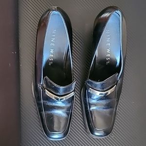 Nine West Womens Black 3 inch Heel Shoes